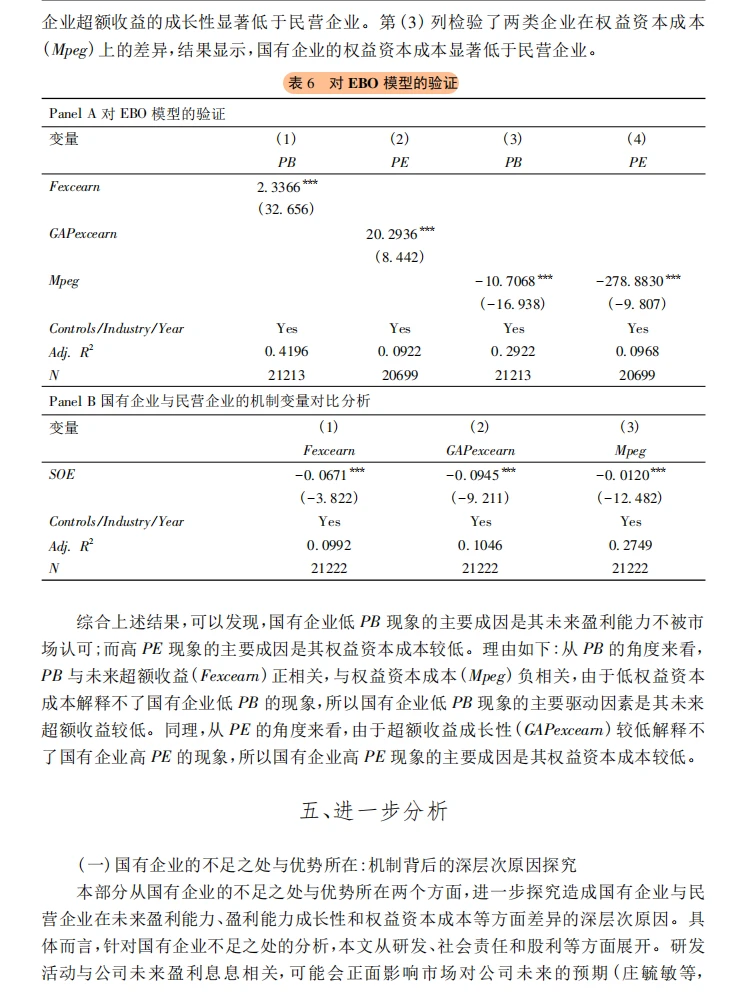 国企民企估值大不同?中特估研究新洞察!