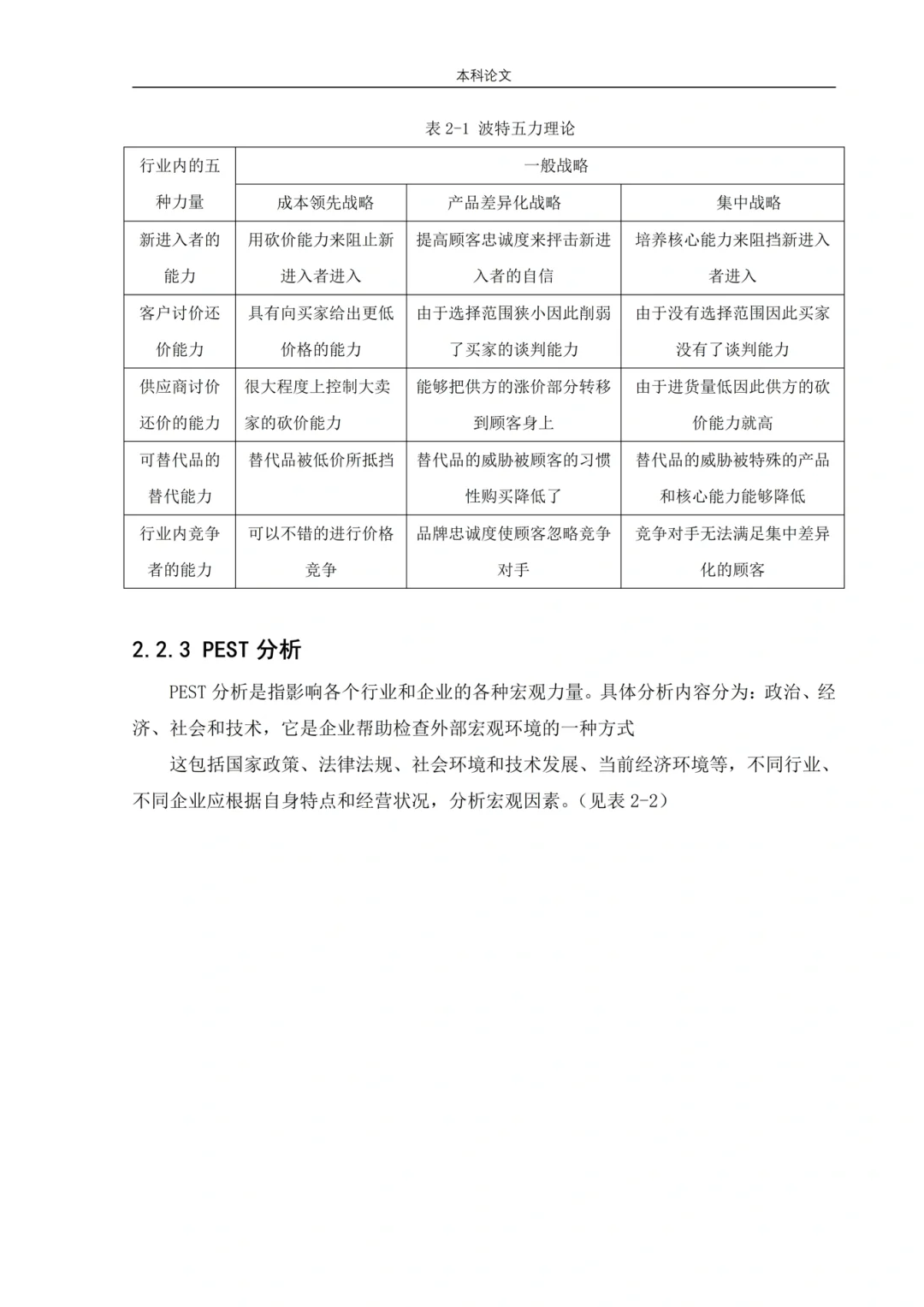 工商管理高分论文——竞争战略分析?