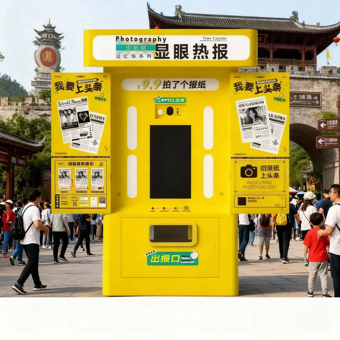 景区打卡卷疯了!我直接给自己出了份“头版