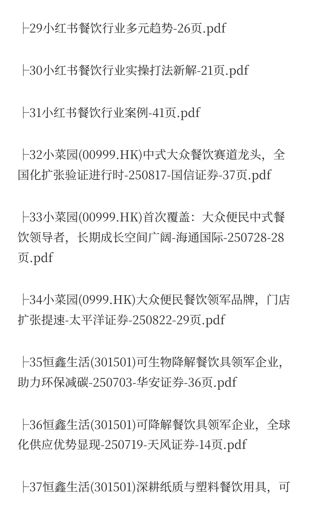 2025年餐饮市场分析报告(80份)