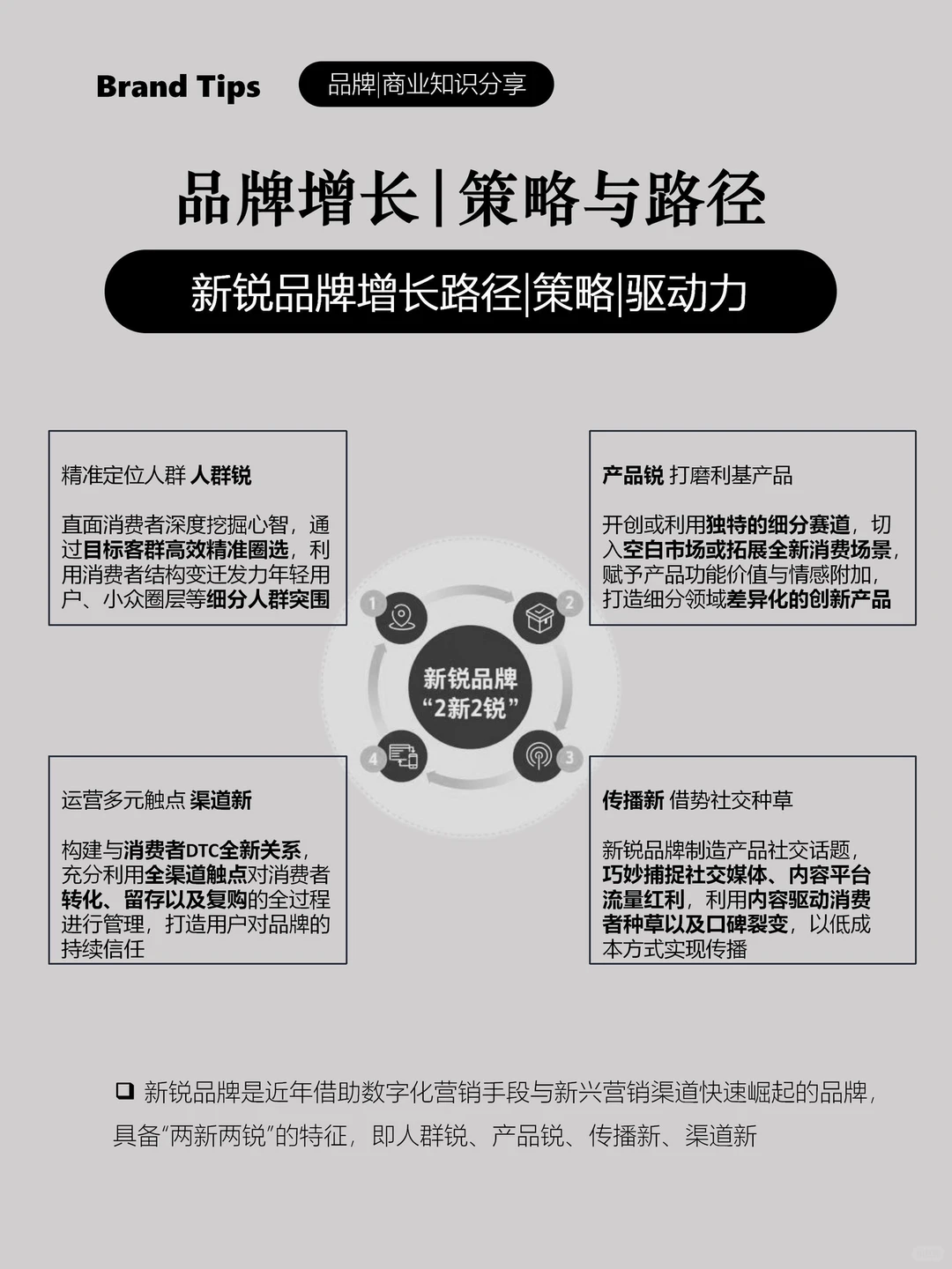 新锐品牌增长路径|策略|驱动力(一)