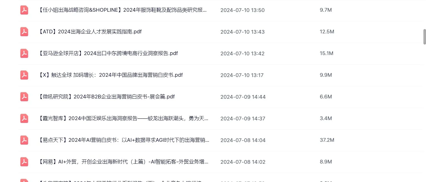 2025年出海出口企业品牌电商研究报告合集