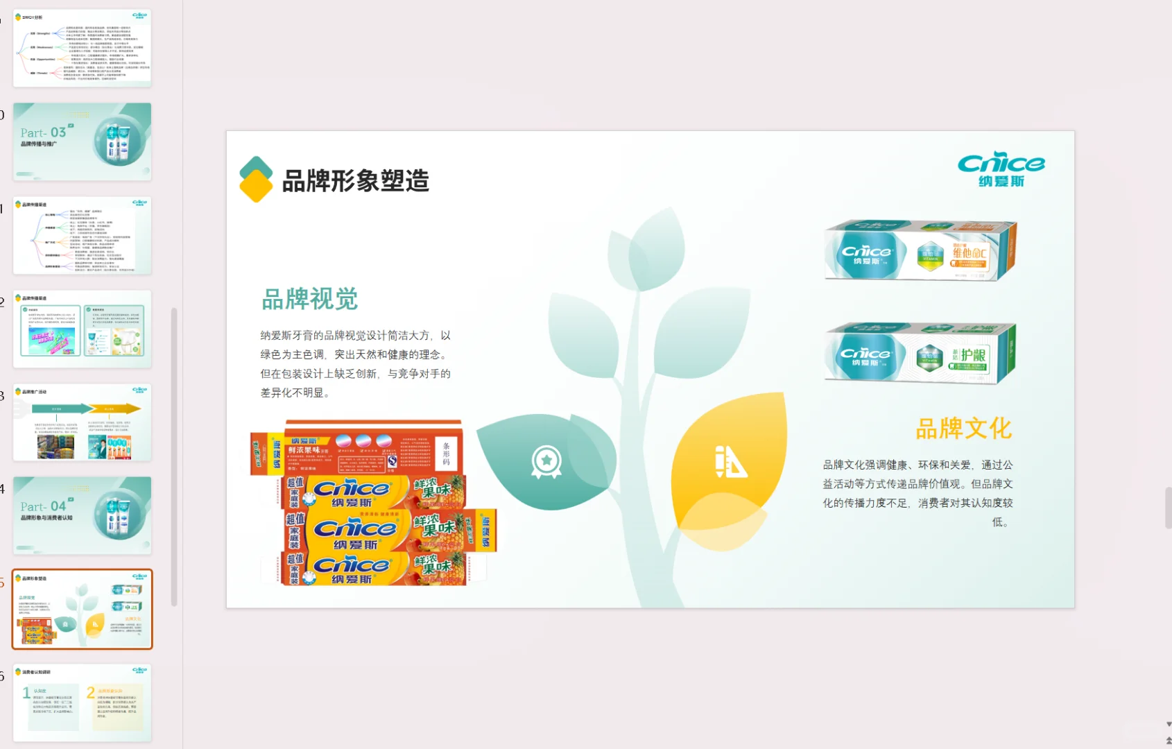 纳爱斯牙膏品牌调研