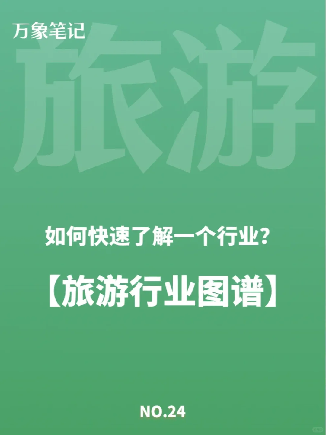 干货！快来看旅游行业图谱旅游产业链