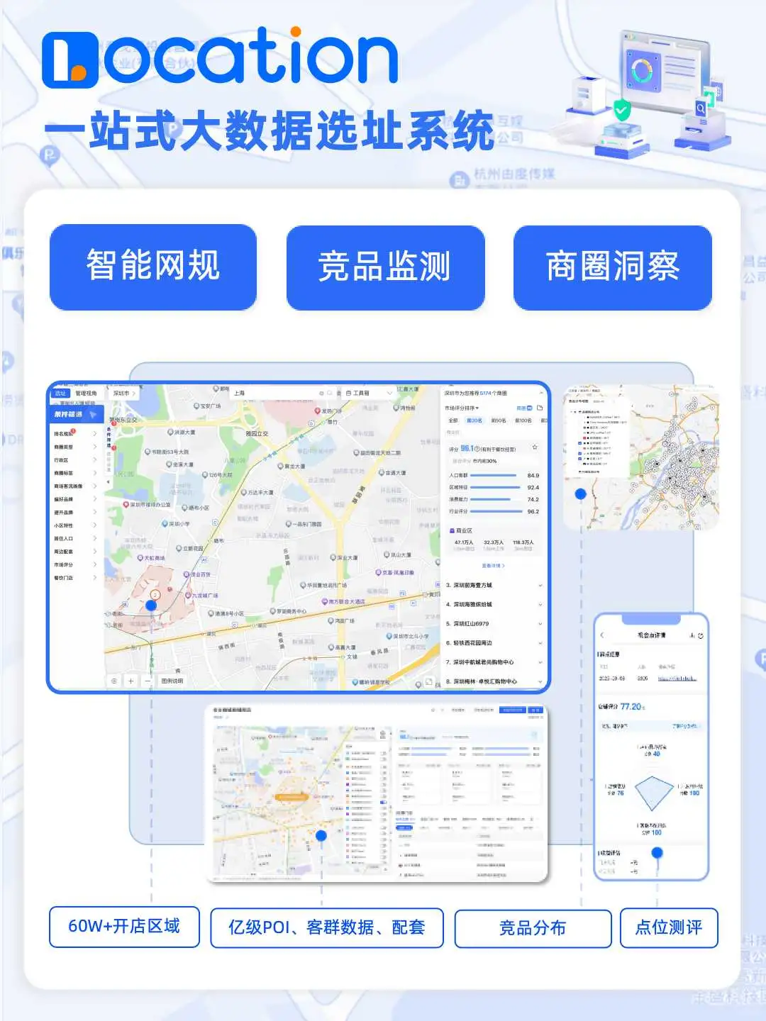大数据助攻!连锁品牌都在用的科学选址系统