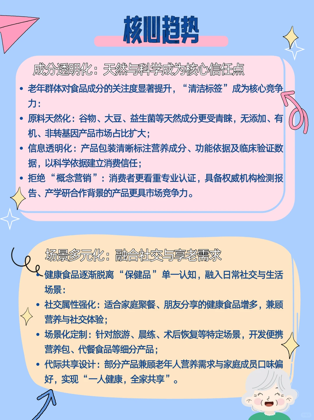 银发经济下的大健康食品市场趋势解读