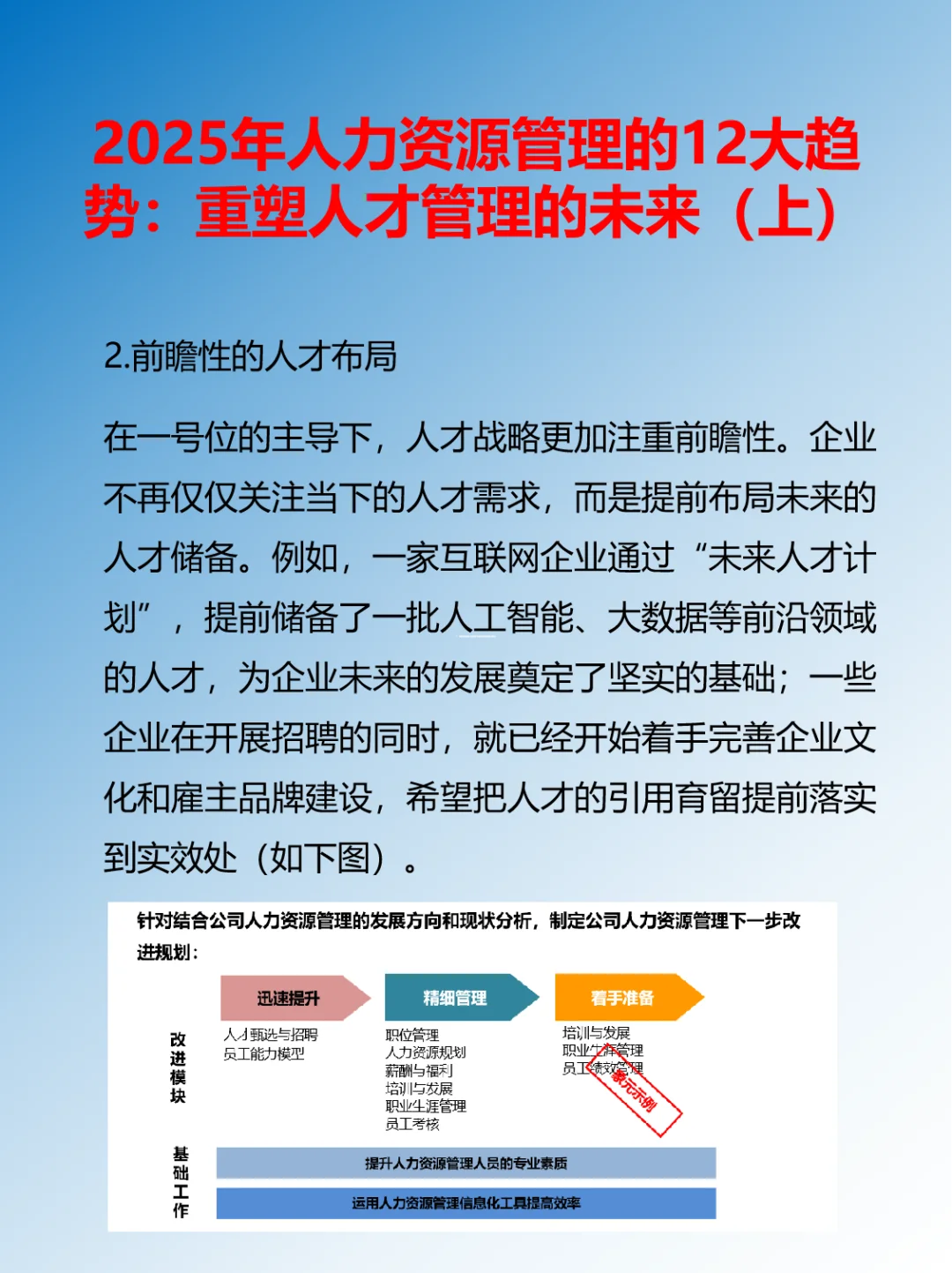 2025年人力资源管理的12大趋势(上)