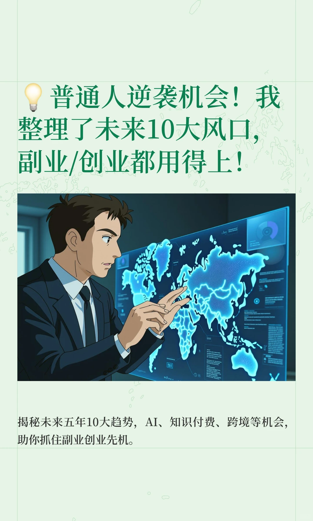 ?普通人逆袭机会！我整理了未来10大风口