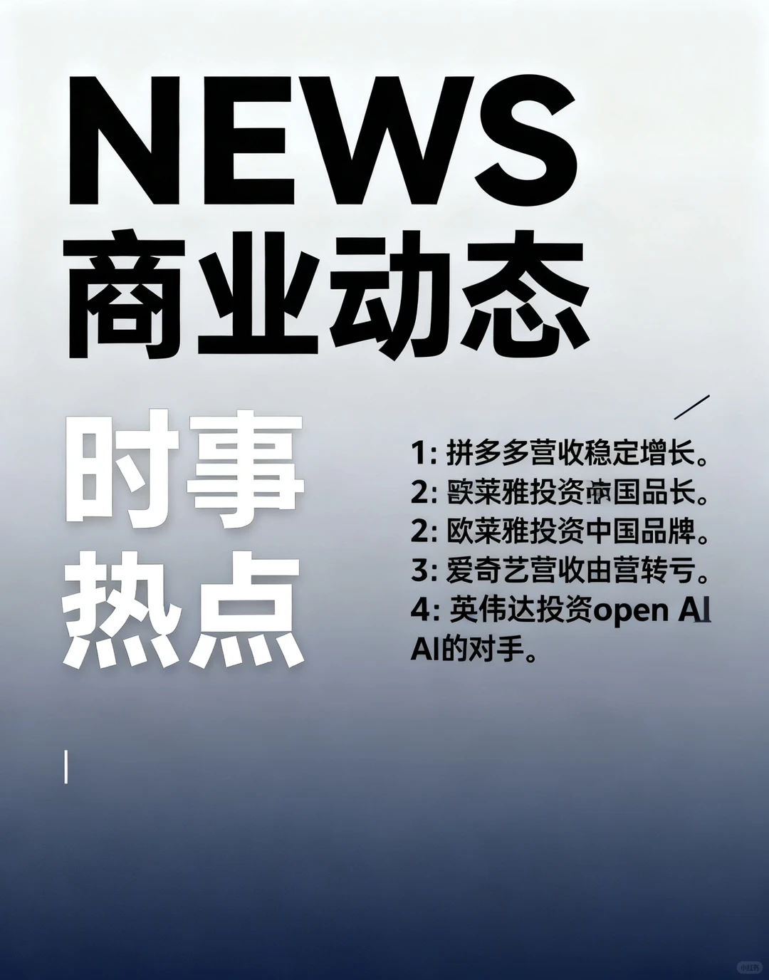 ?商业科技动态
