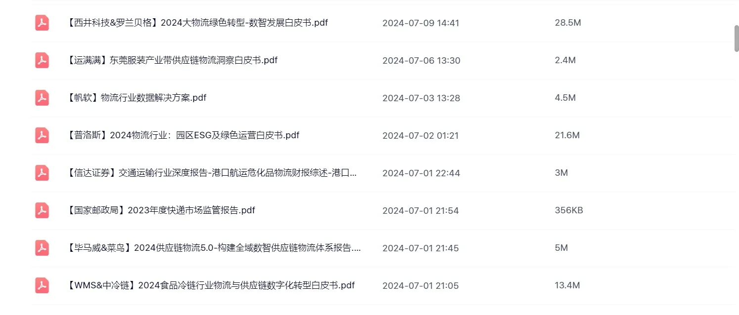 2025年快递智慧物流配送研究报告合集