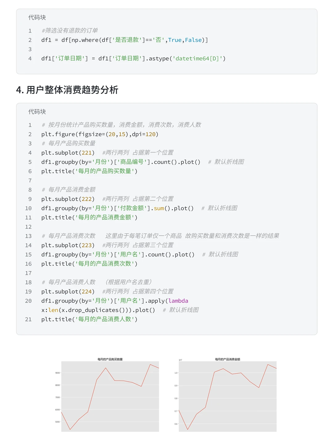 数分项目练习 | 盒马用户消费行为分析