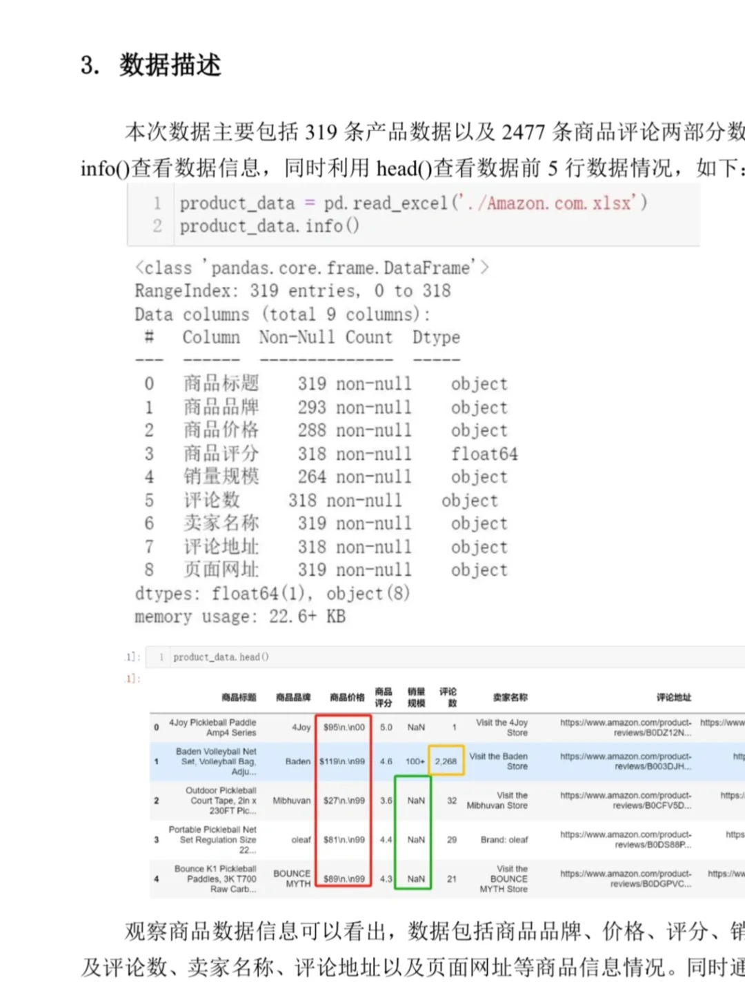 超详细,‼️跨境电商户外运动产品数据分析?