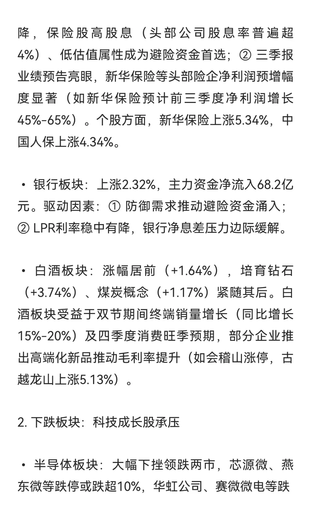 2025年10月14日A股行情详细分析