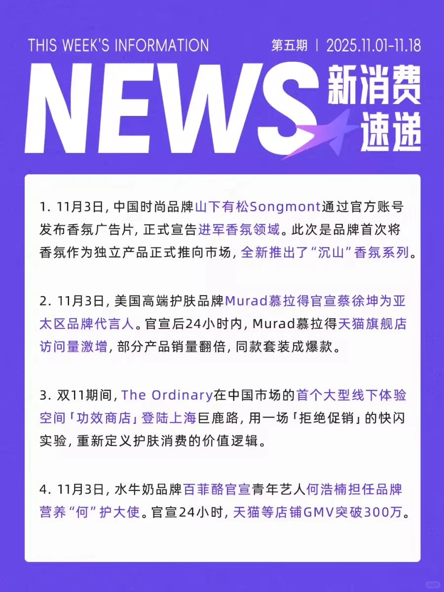 ?品牌播报|11月上旬新消费趋势洞察来啦