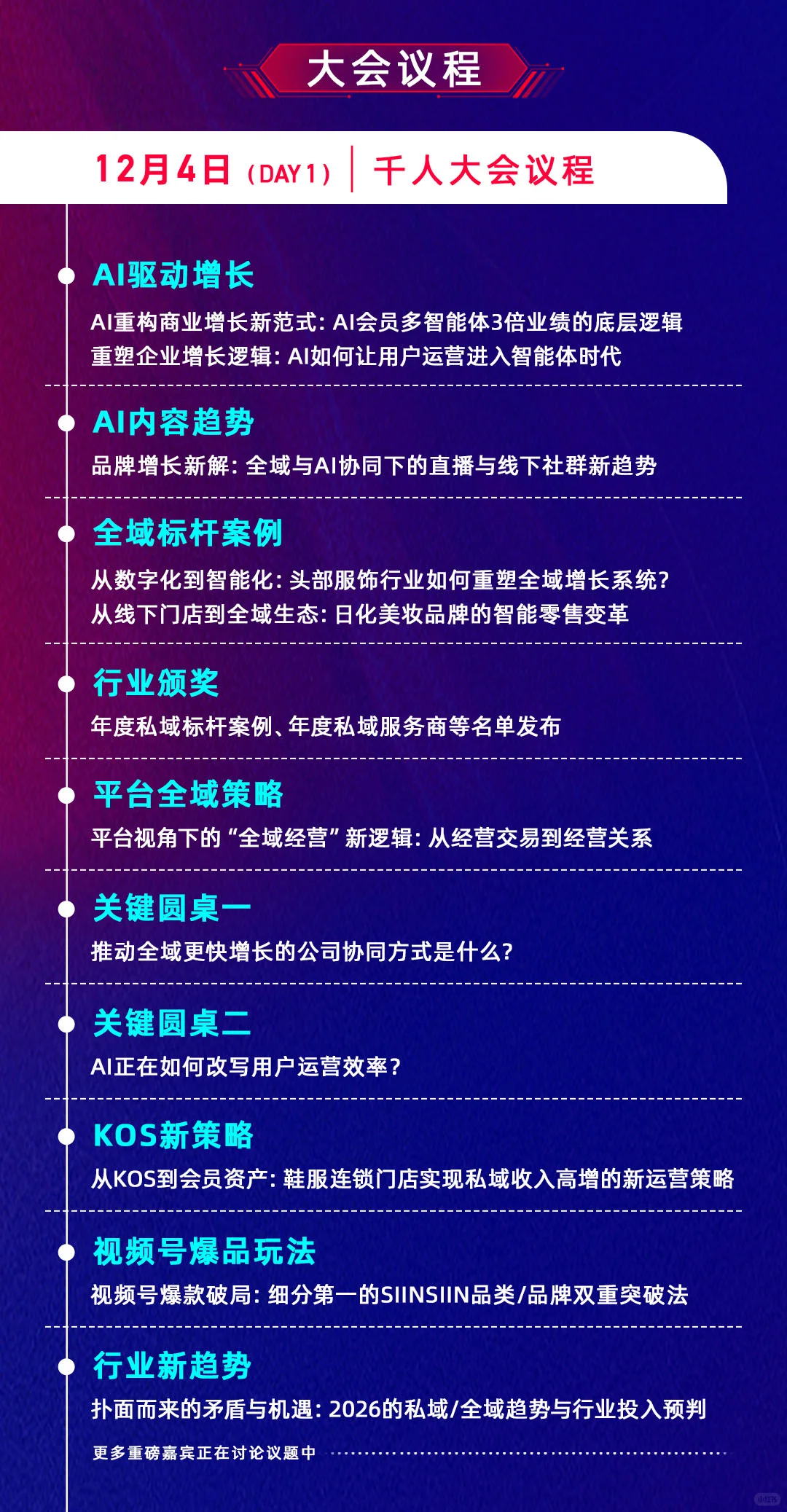 上海这场私域大会,真是大咖云集。