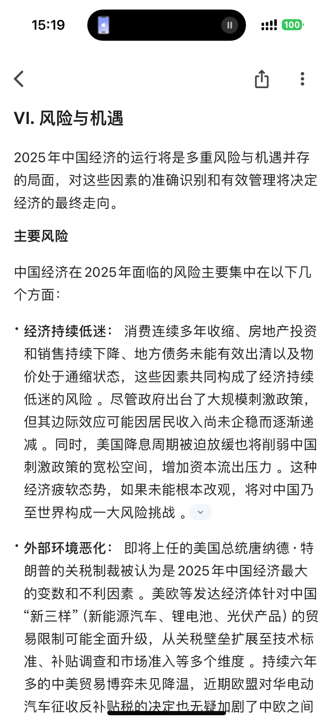 2025年中国经济展望：关键趋势、挑战与政策路