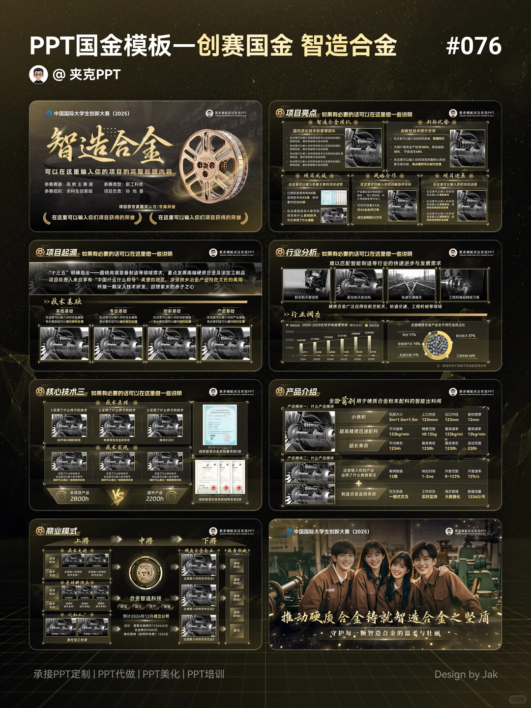 ?制造类创赛ppt这样做,直接冲击国奖!