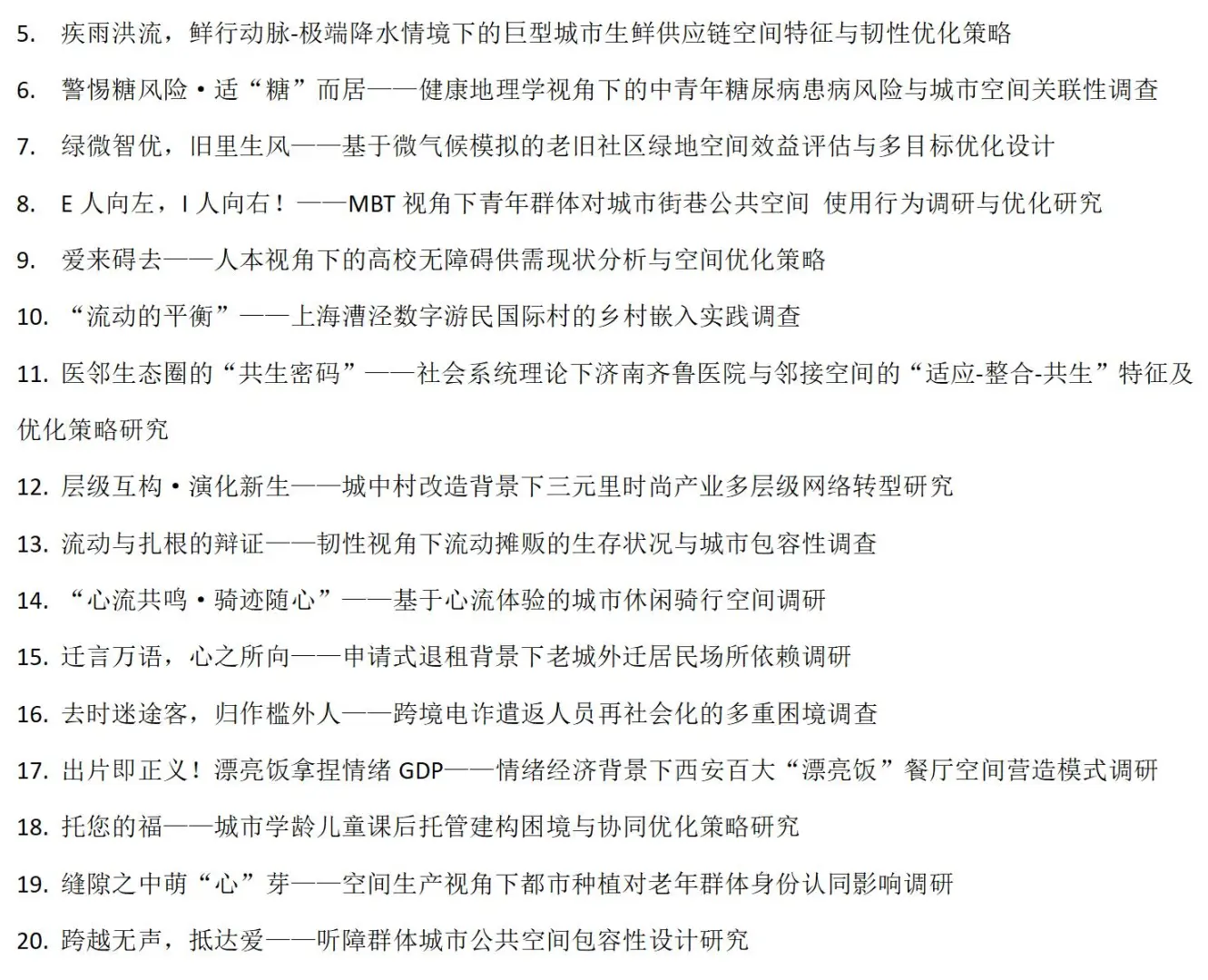 WUPEN城市可持续调研报告国际竞赛