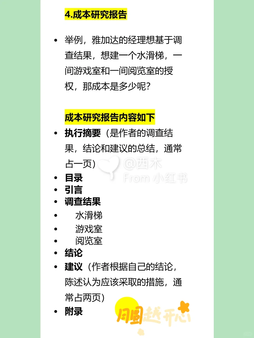 商业报告写作模板