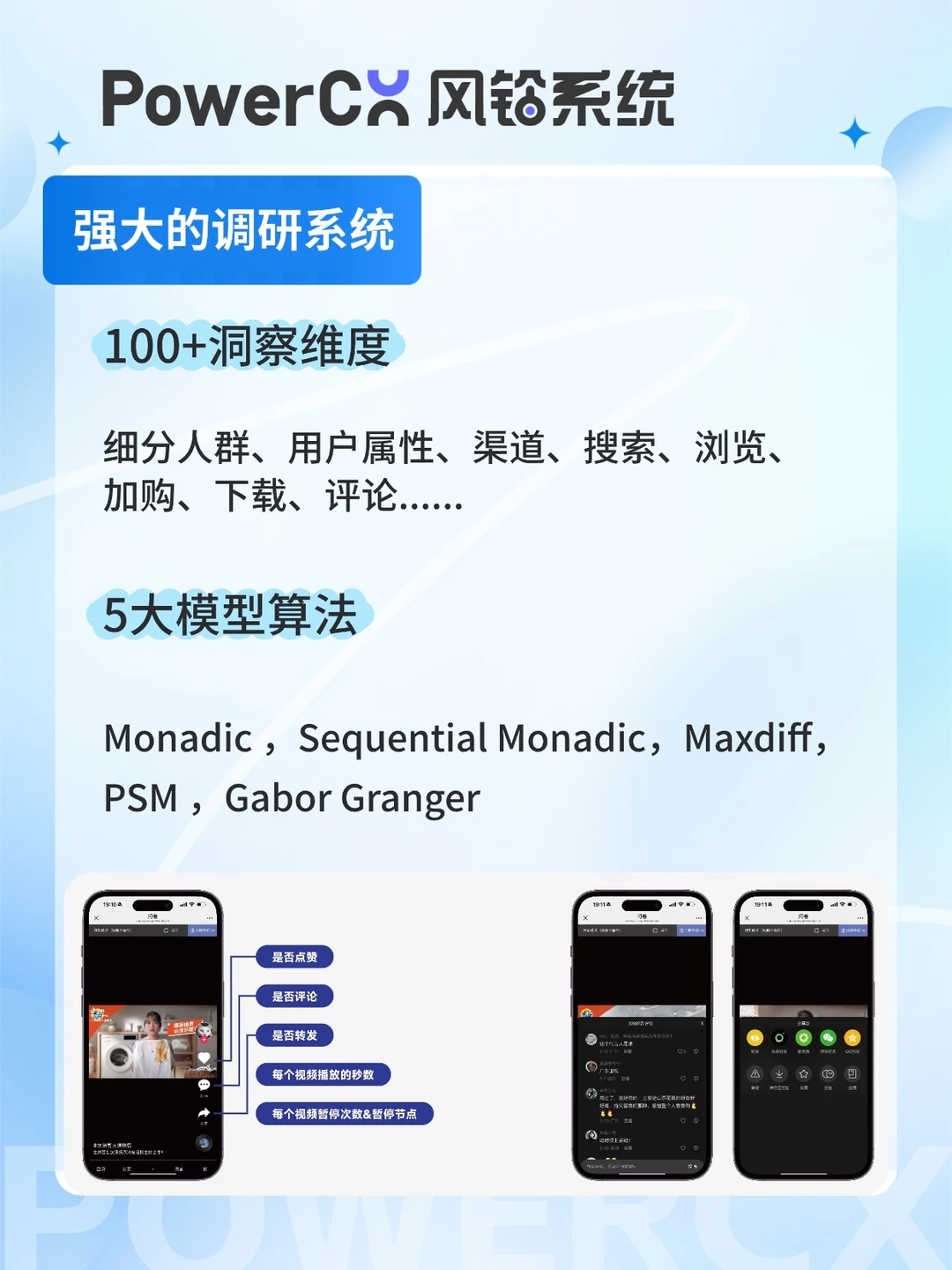 PowerCX风铃系统:精准问卷收集平台