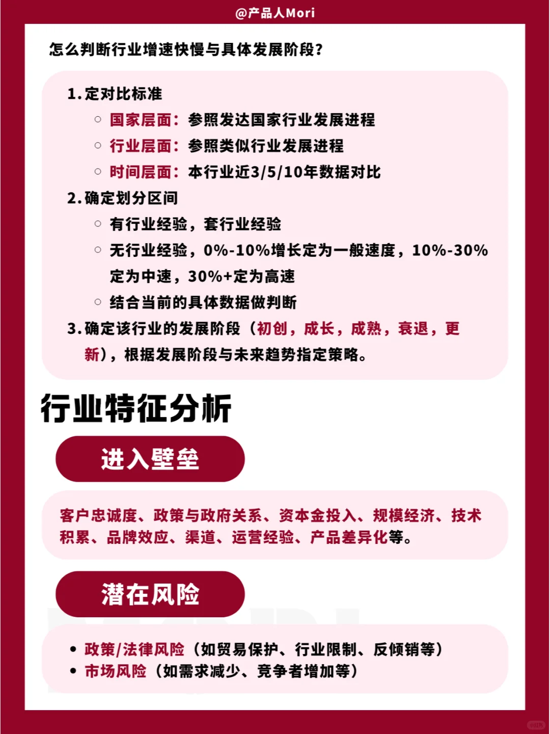 产品笔记 | 行业分析怎么做?