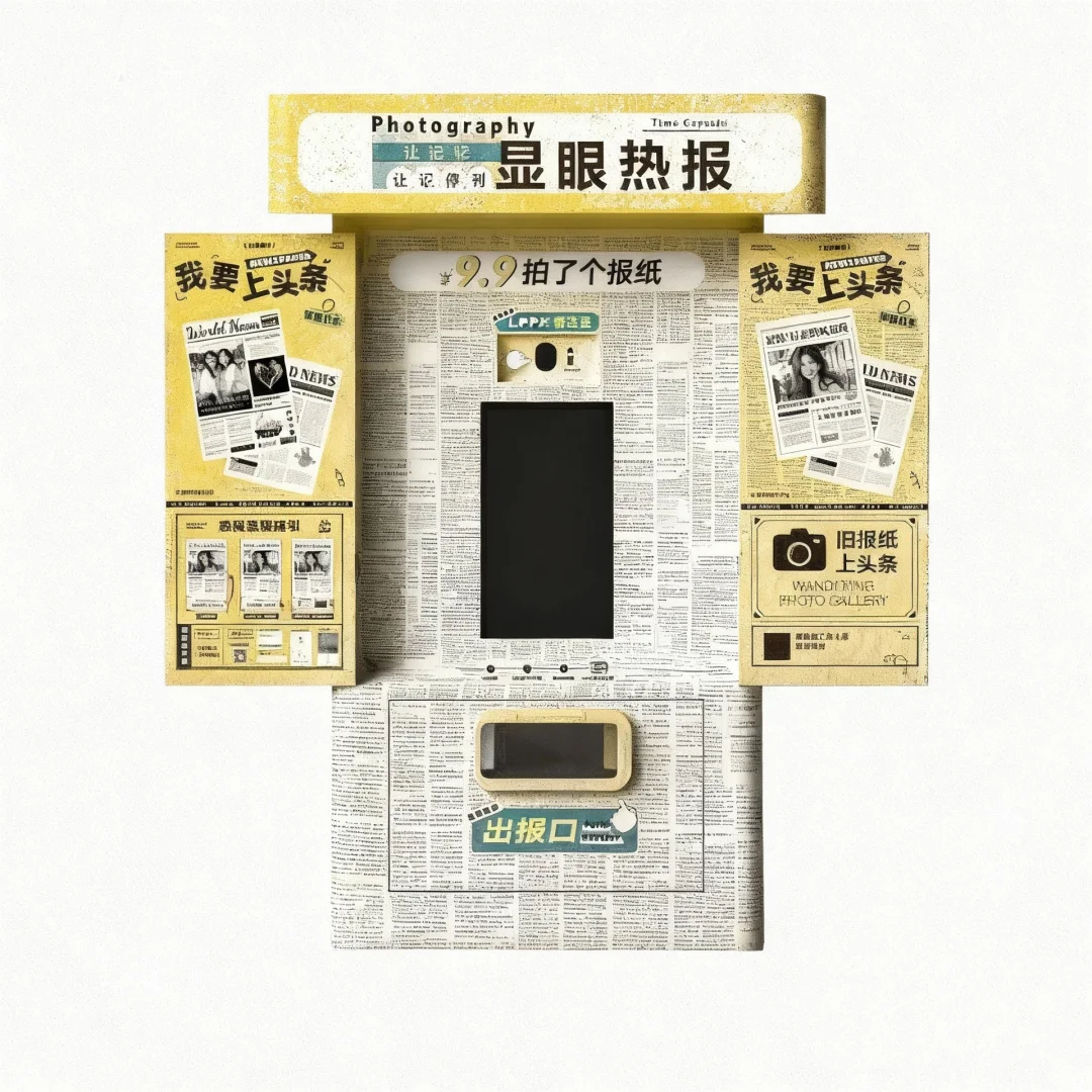景区打卡卷疯了!我直接给自己出了份“头版
