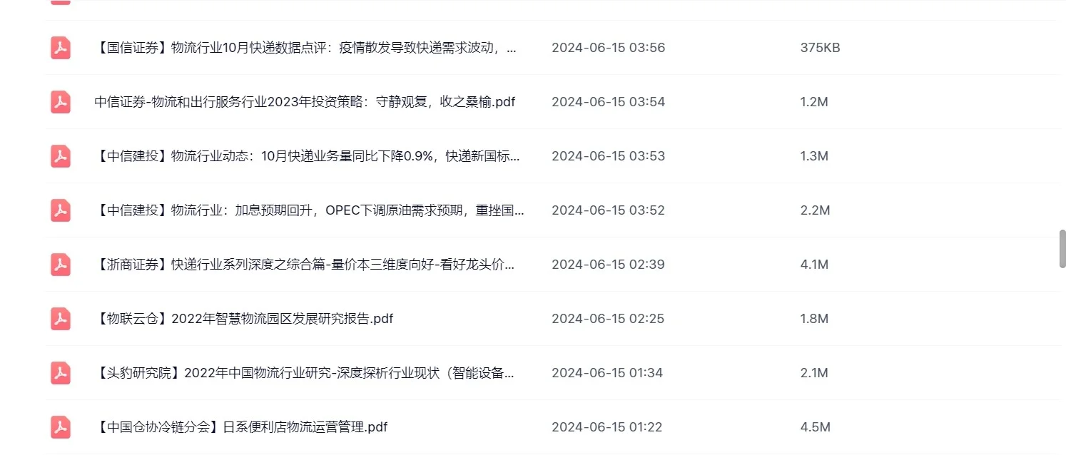 2025年快递智慧物流配送研究报告合集