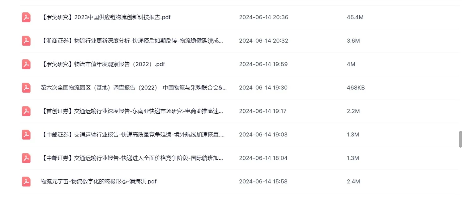 2025年快递智慧物流配送研究报告合集