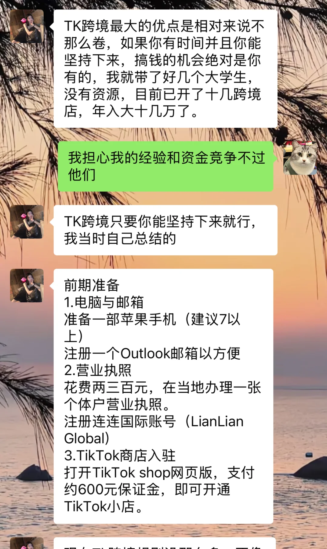 截图为证，我姐TK跨境赚钱的思路好清晰啊