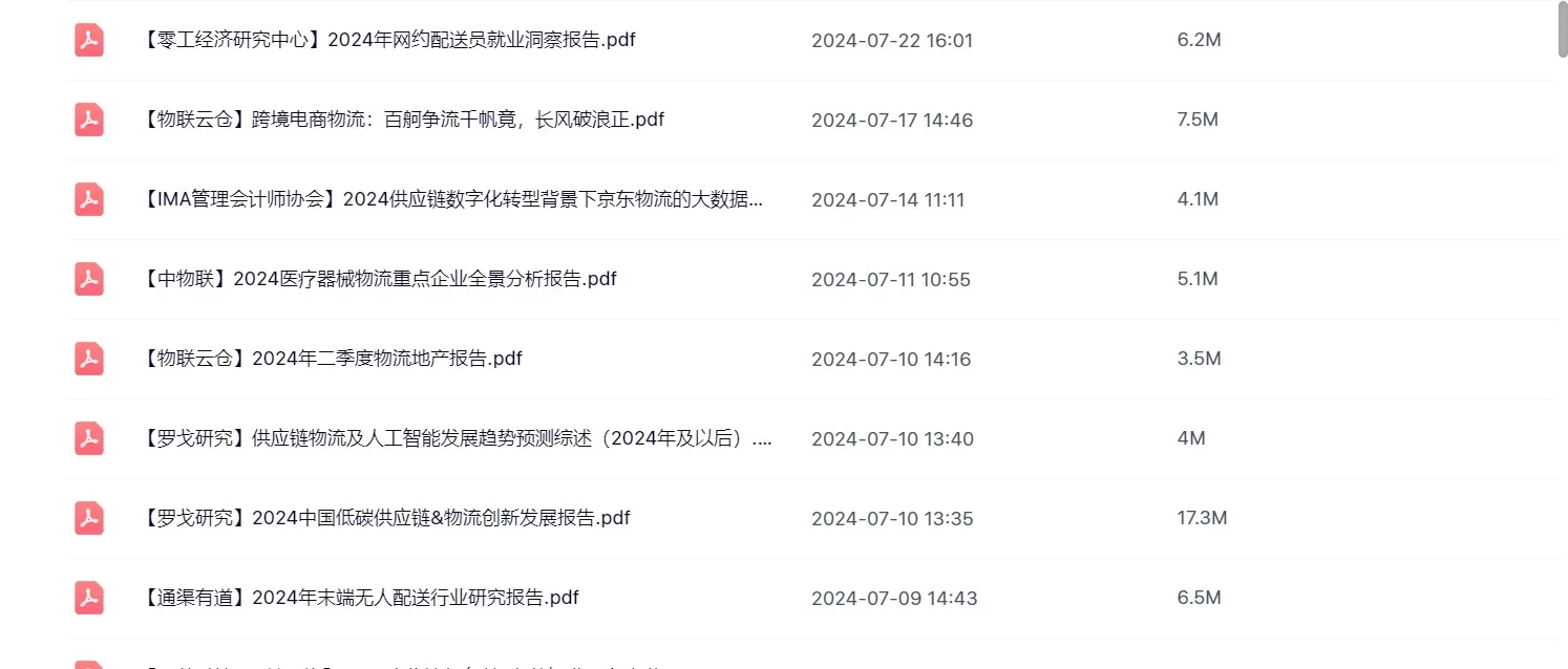 2025年快递智慧物流配送研究报告合集