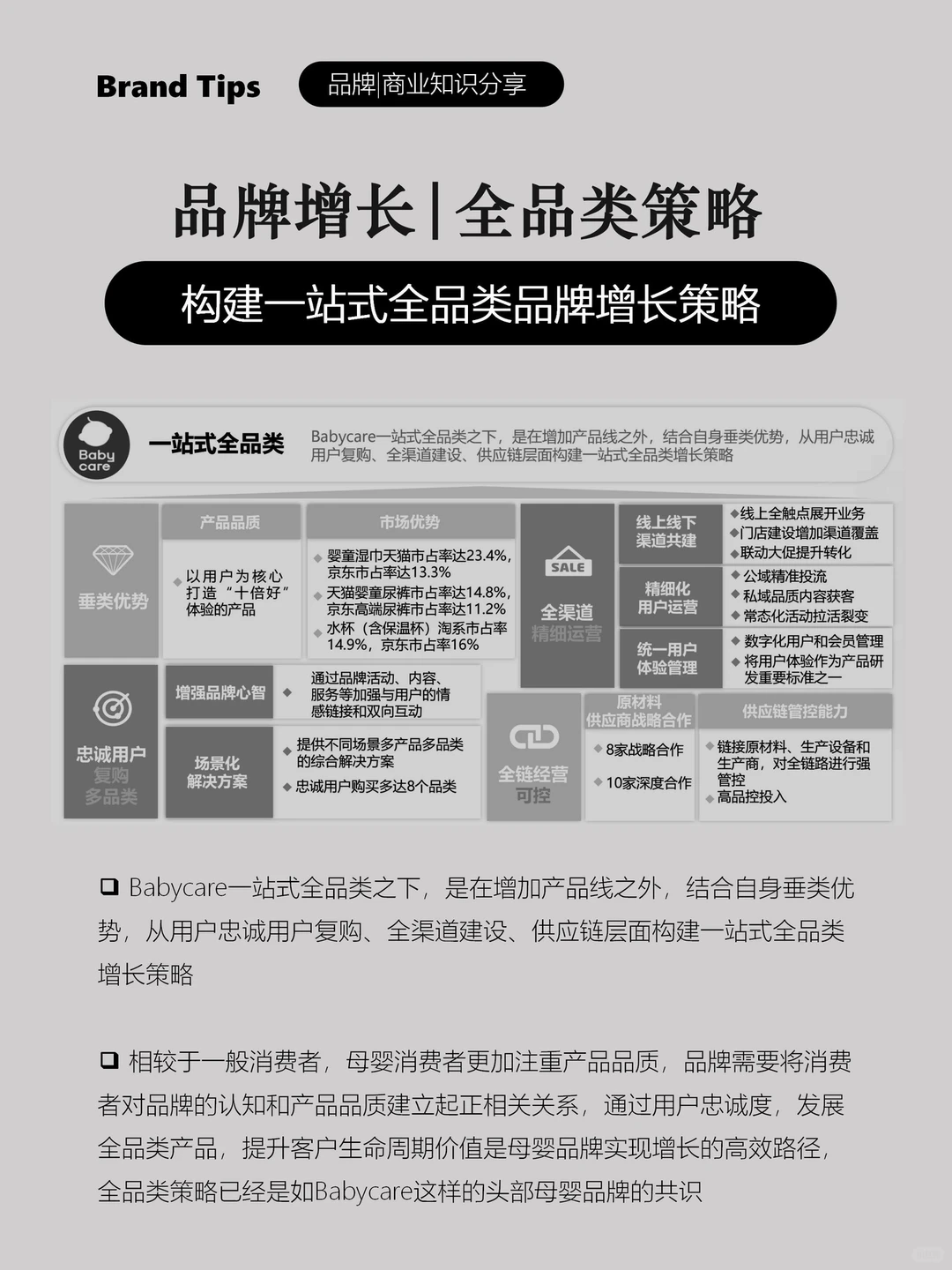 全品类增长策略，提升品牌竞争优势