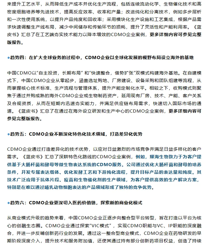2025中国医药CDMO行业发展洞察蓝皮书