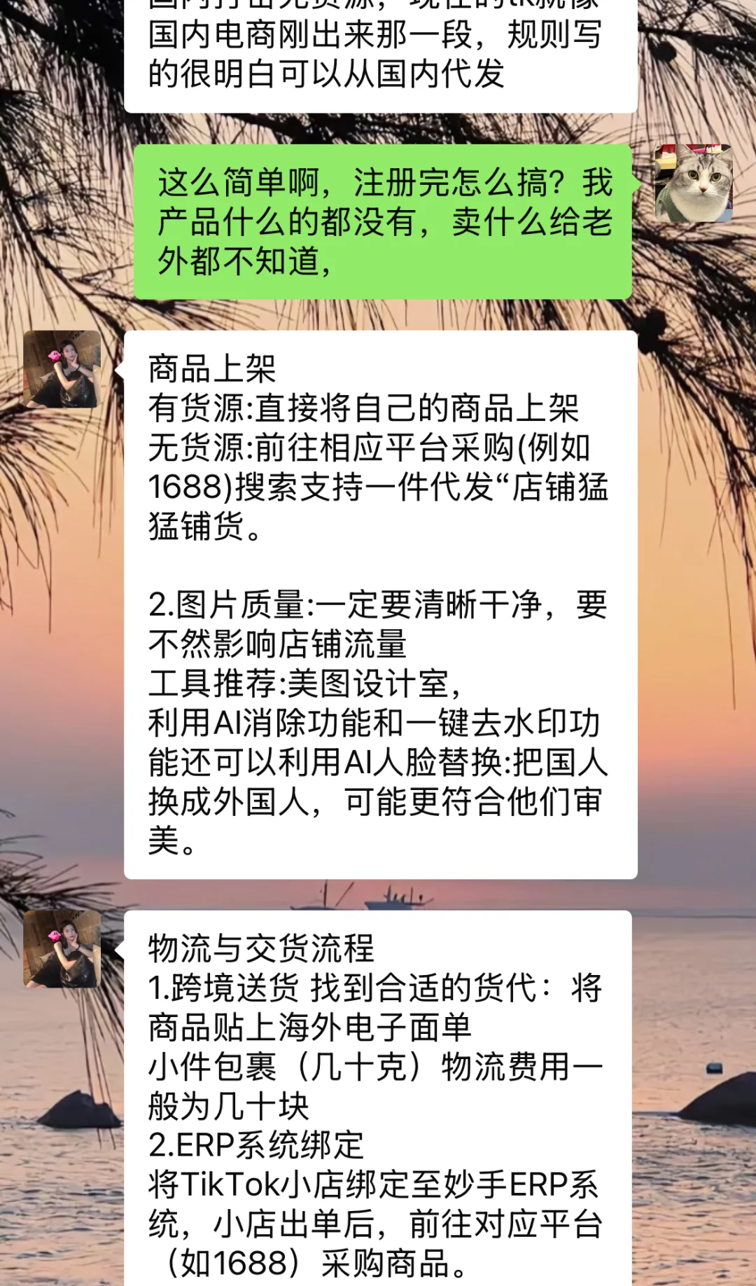 截图为证，我姐TK跨境赚钱的思路好清晰啊