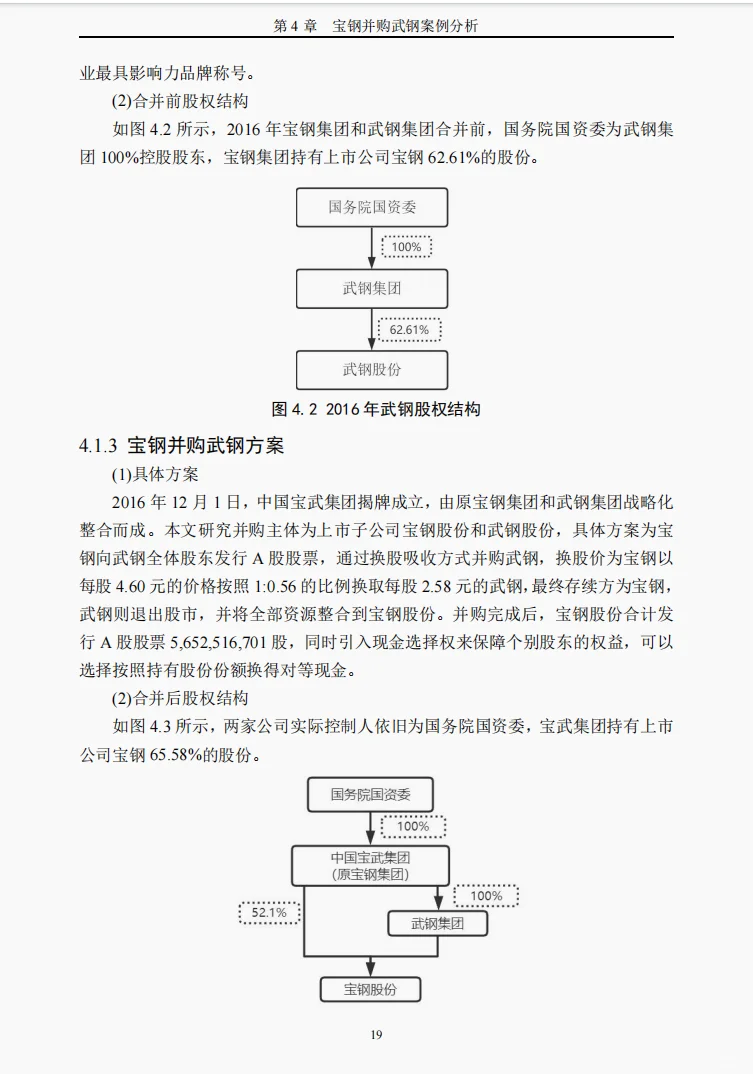 并购案例1-宝钢股份并购武钢股份（二）