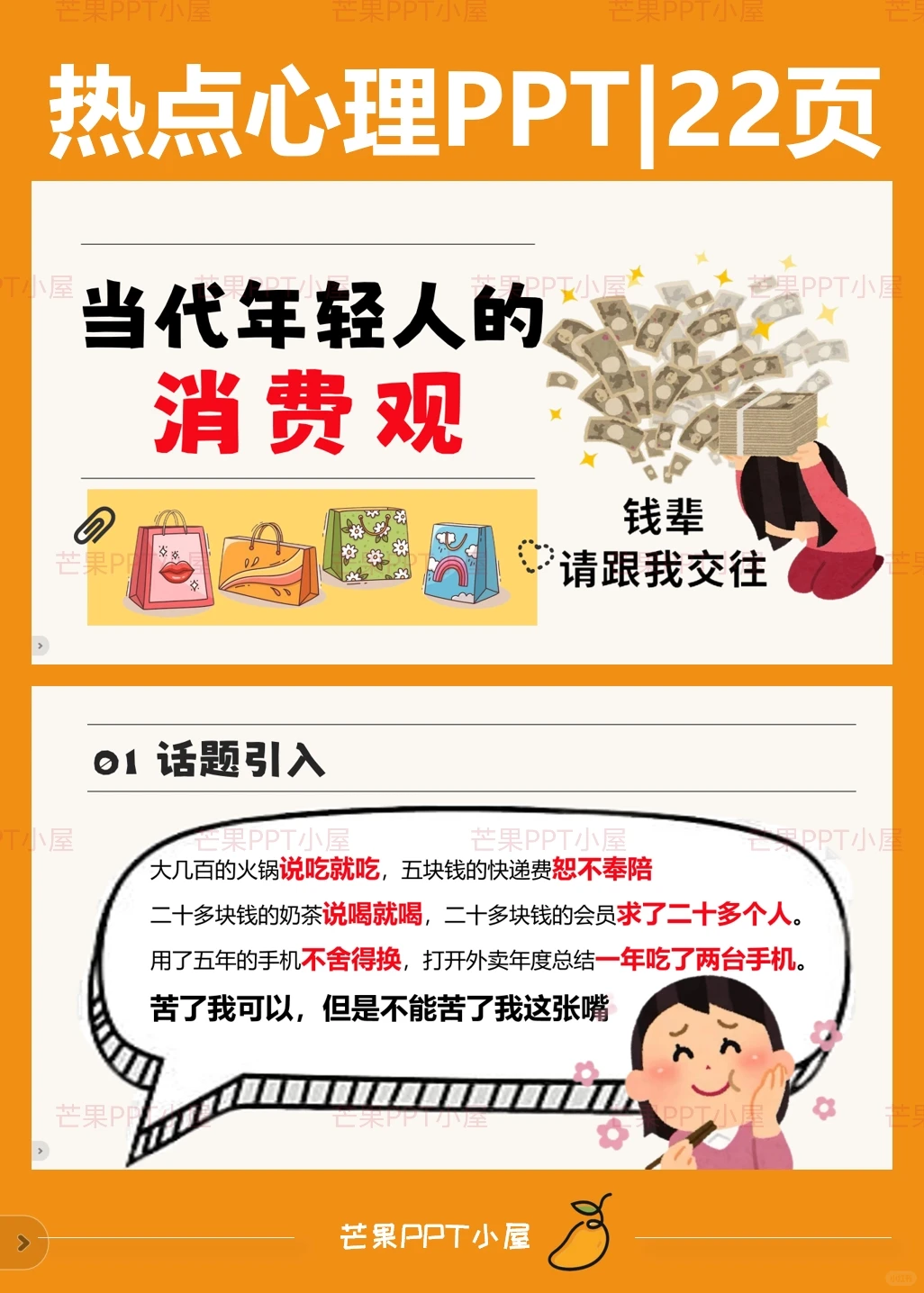 热点心理ppt|当代年轻人奇奇怪怪的消费观