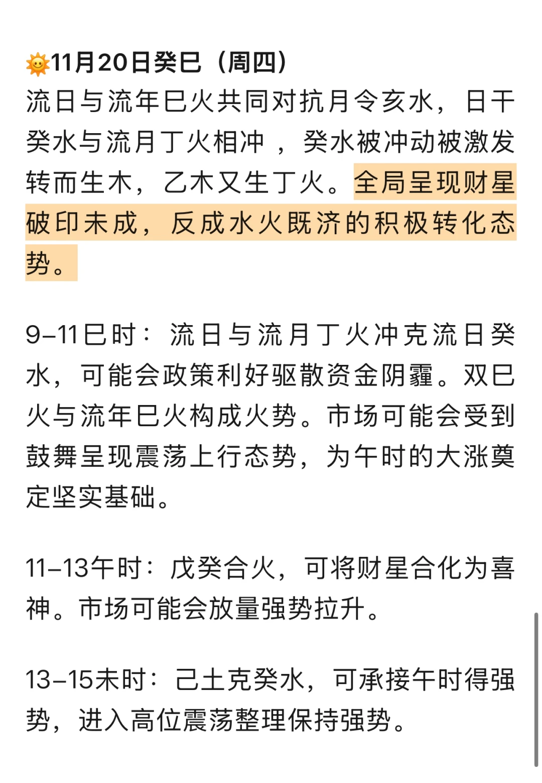 本周大盘走势推演分析（11.17-11.21）