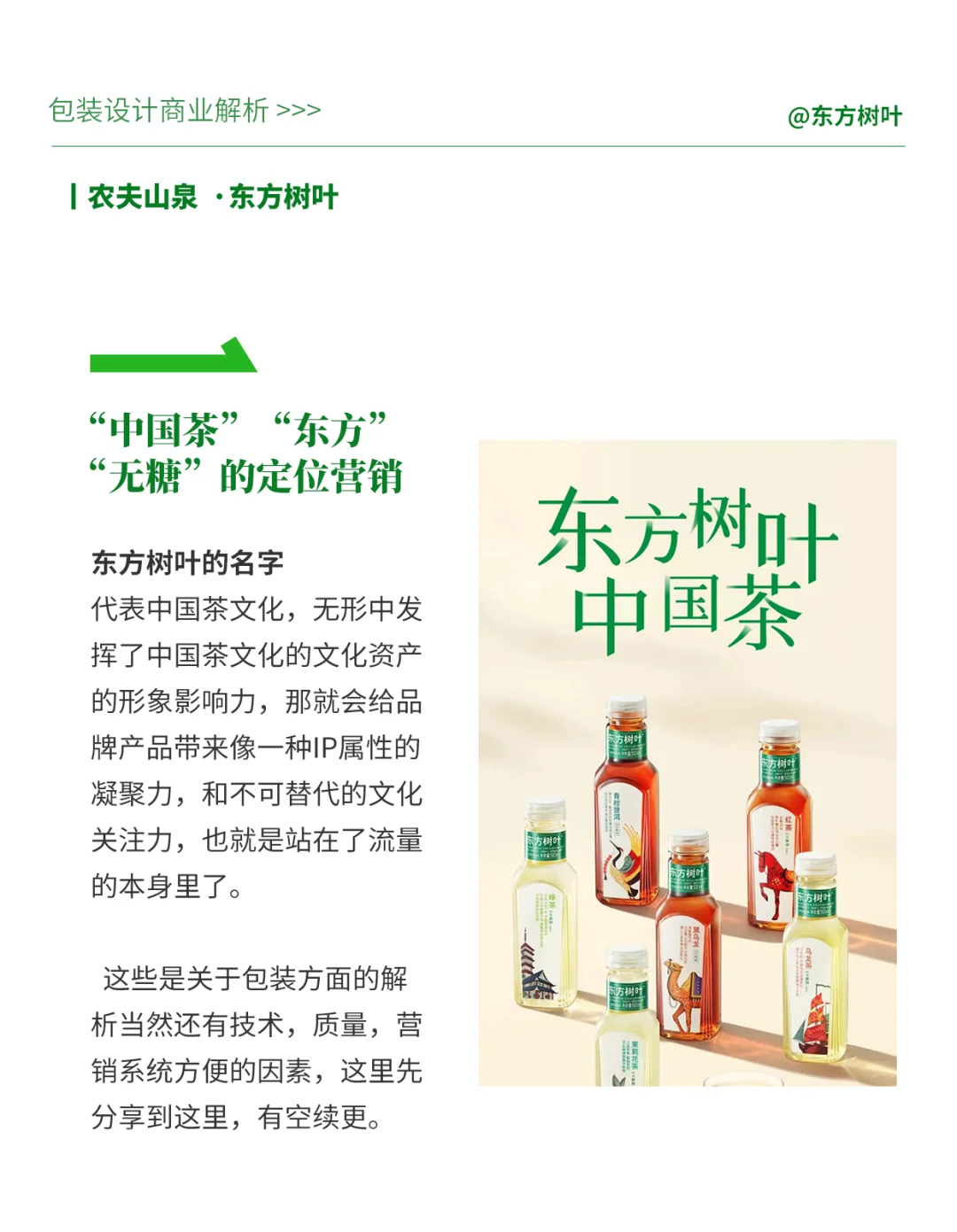 东方树叶茶饮 你知道它的销量为什么那好？