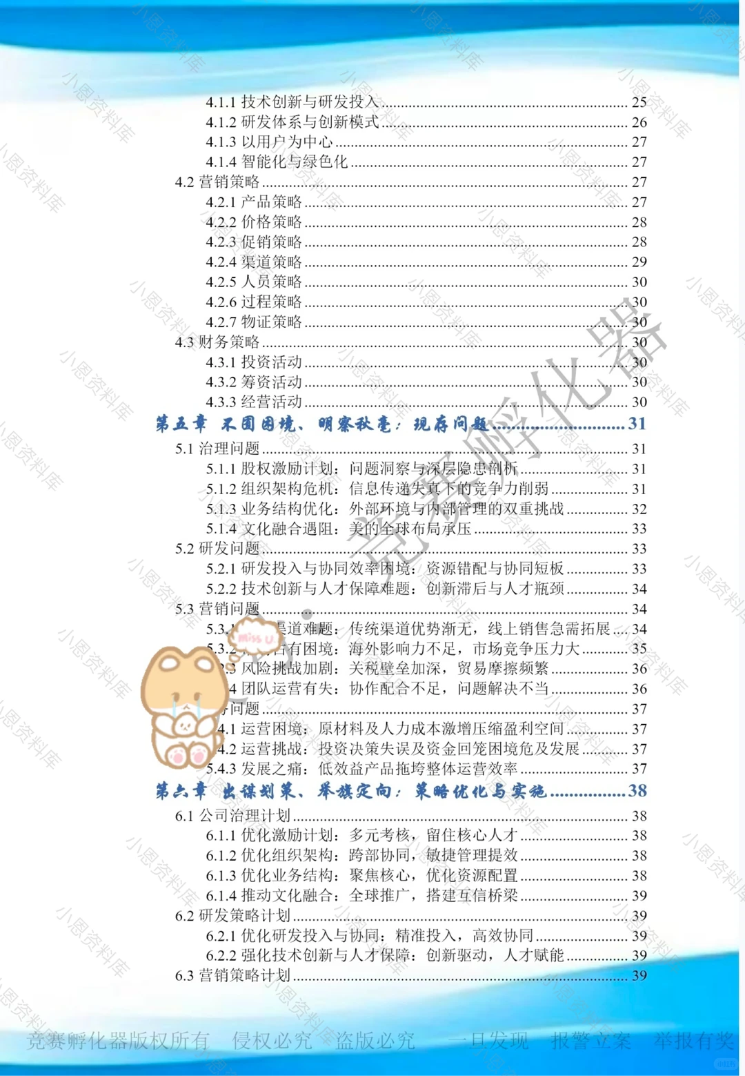 商挑会计案例-美的国一作品