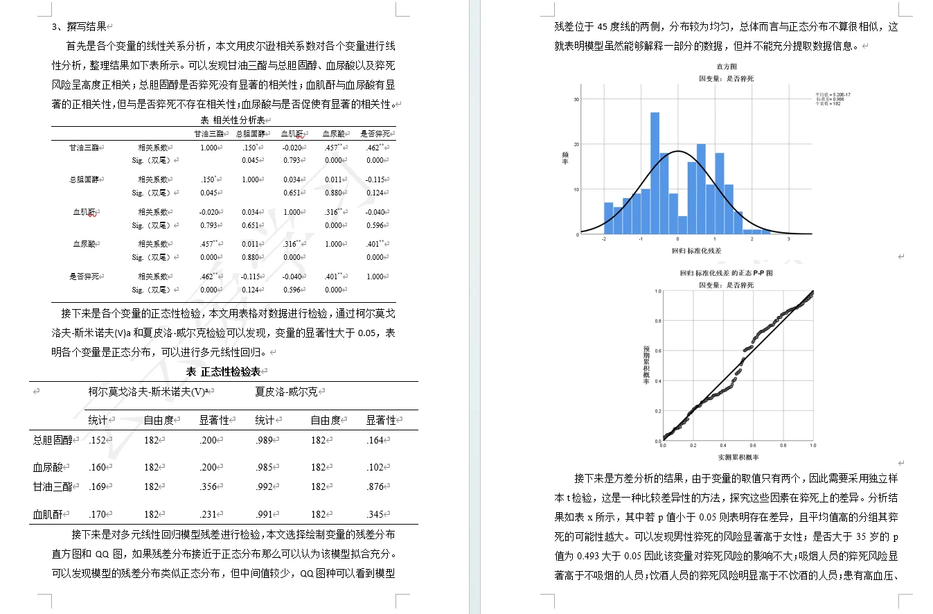 不会SPSS的都去死磕这篇——AI傻瓜式生成报告