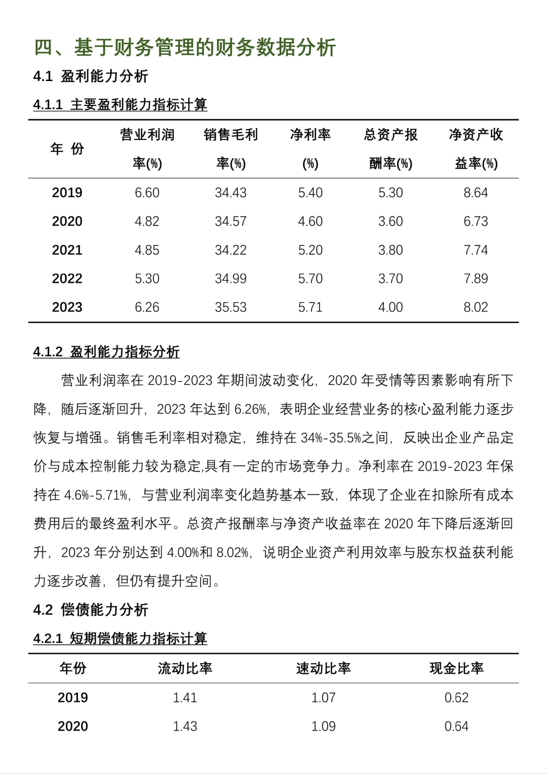 【蒙牛乳业】财务报表分析