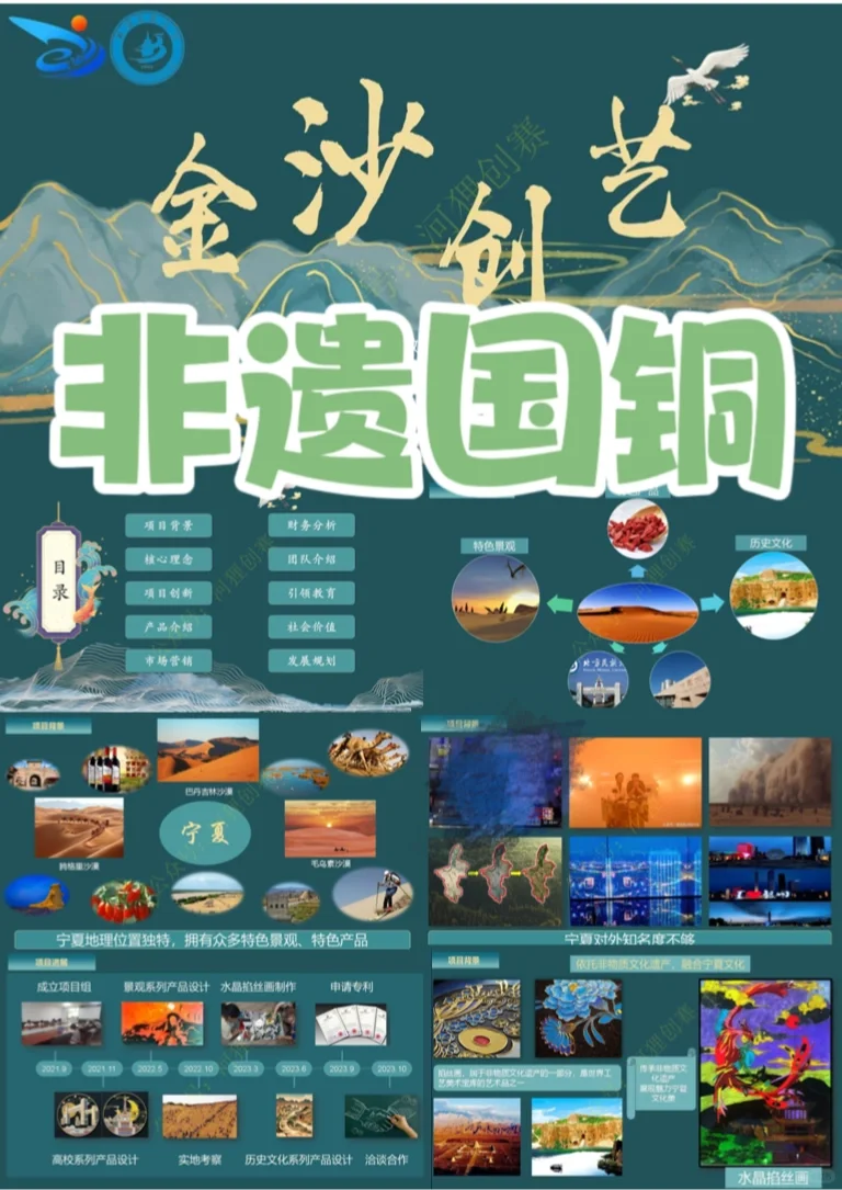 中国国际大学生创新大赛国赛获奖案例展示