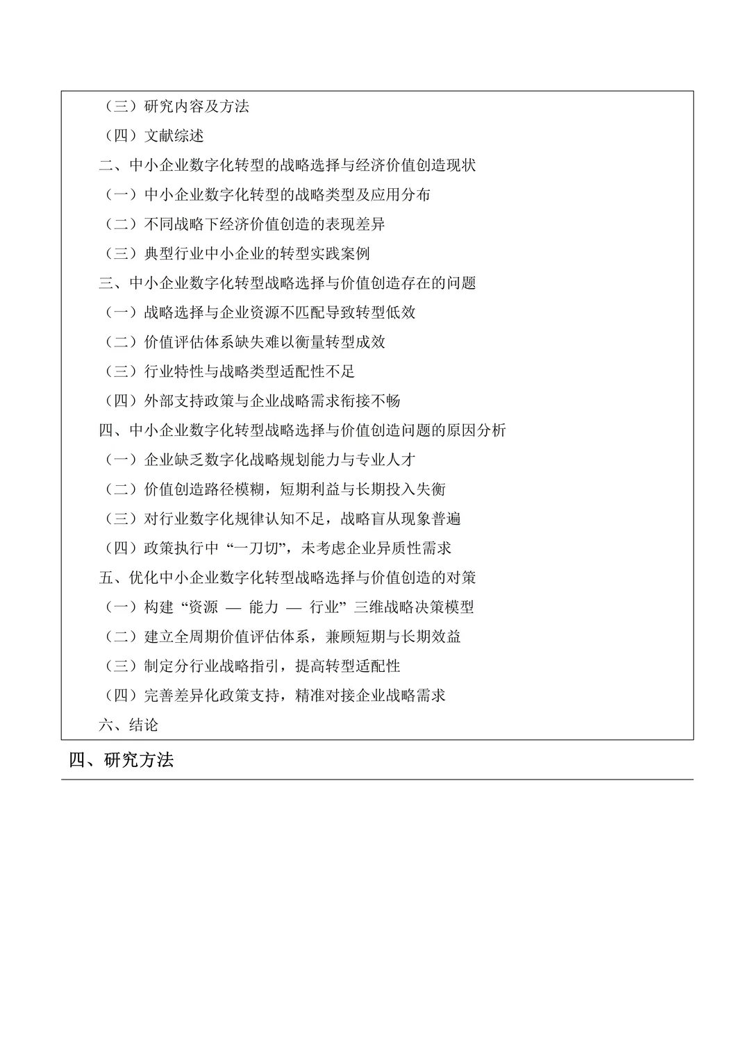 这篇经济学开题报告真的太优秀了!!