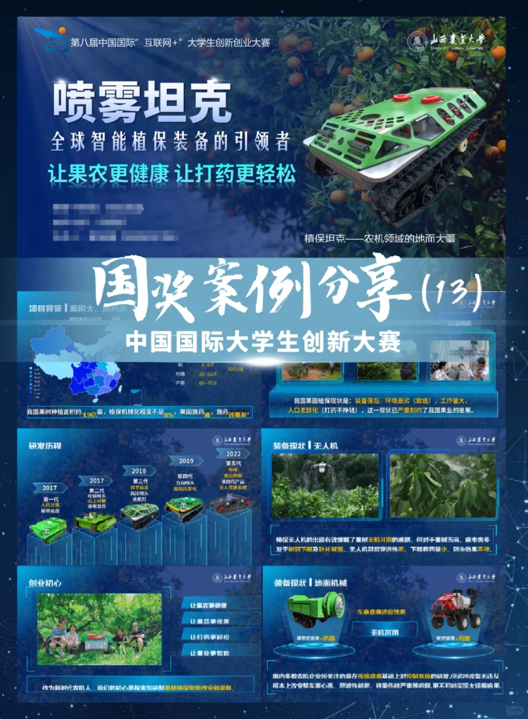 创赛国奖案例分享?|绿地上的智慧“坦克”❗️