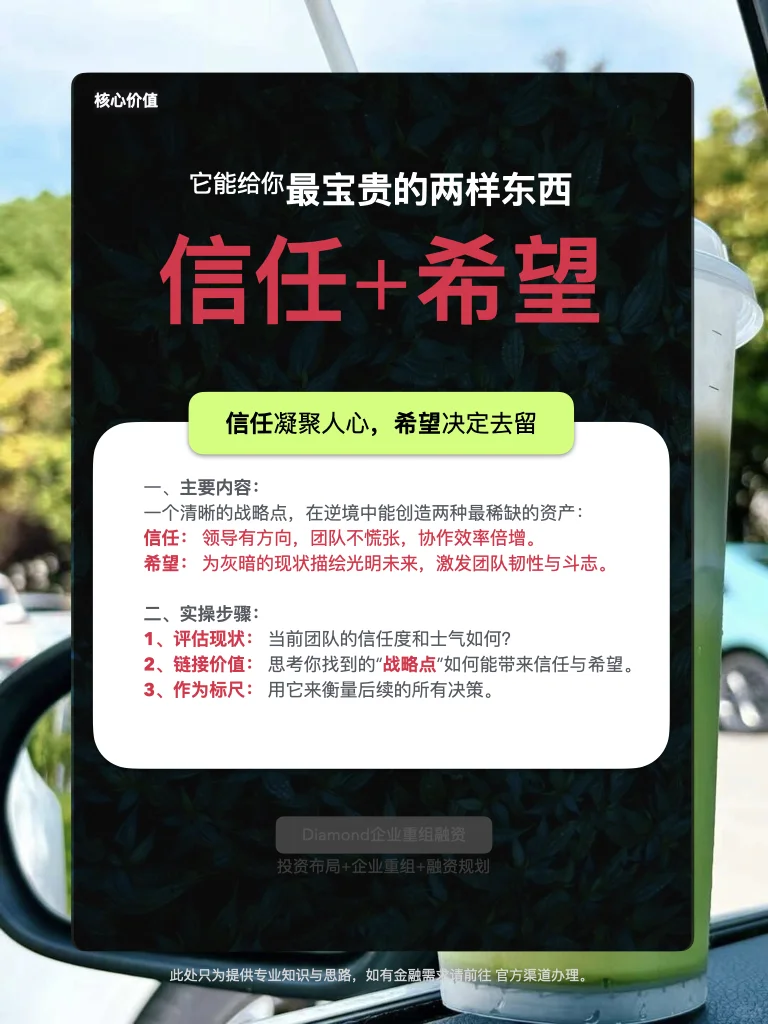 市场环境越差，战略点越关键