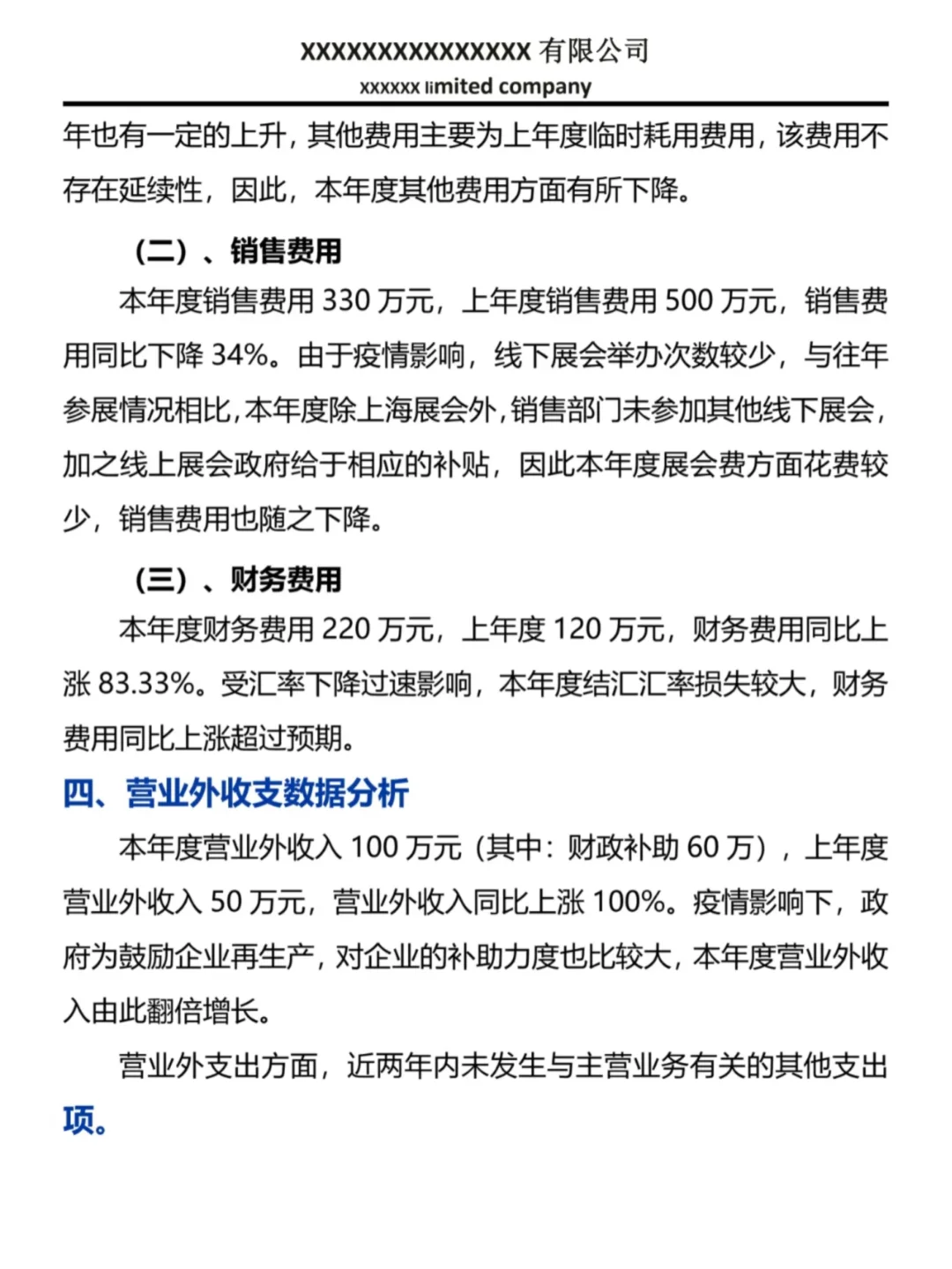 头一次见这么好看的年度财务数据分析报告！