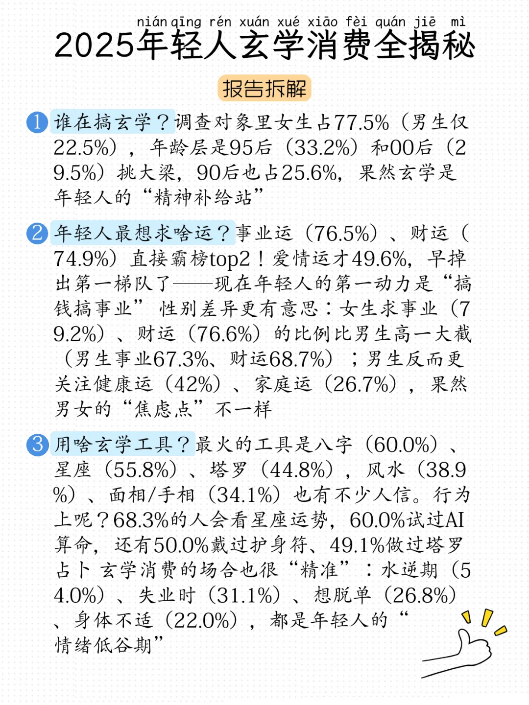 2025年轻人玄学消费全揭秘