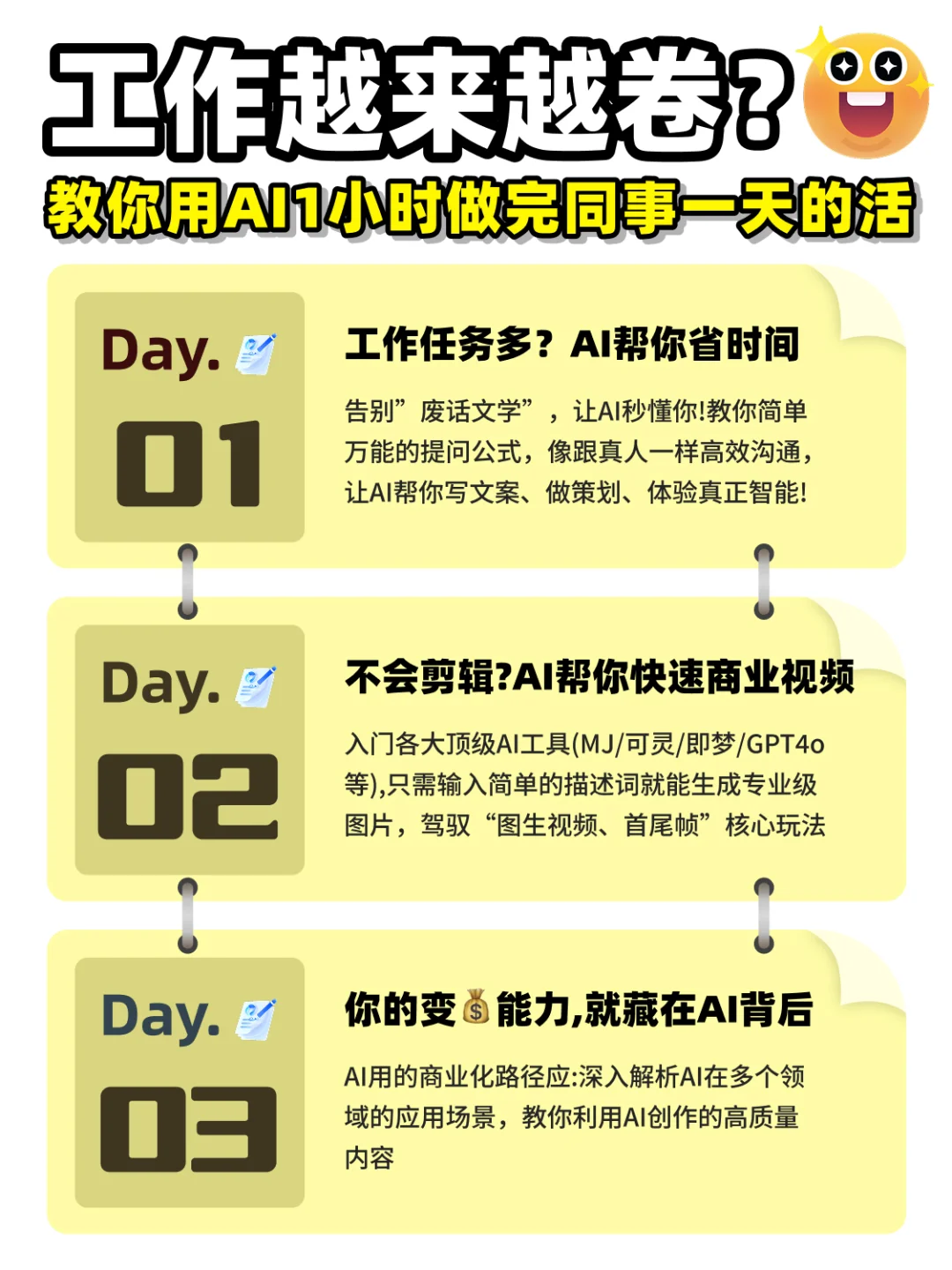 工作内卷?AI帮你1小时做完一天活!