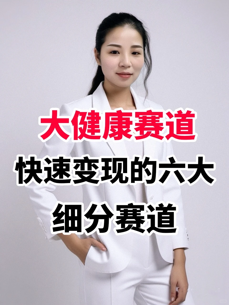 大健康赛道快速变现的六大细分赛道❗️