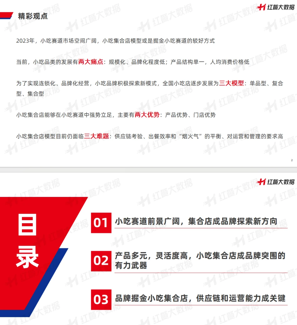 2023年小吃店模型创新分析报告
