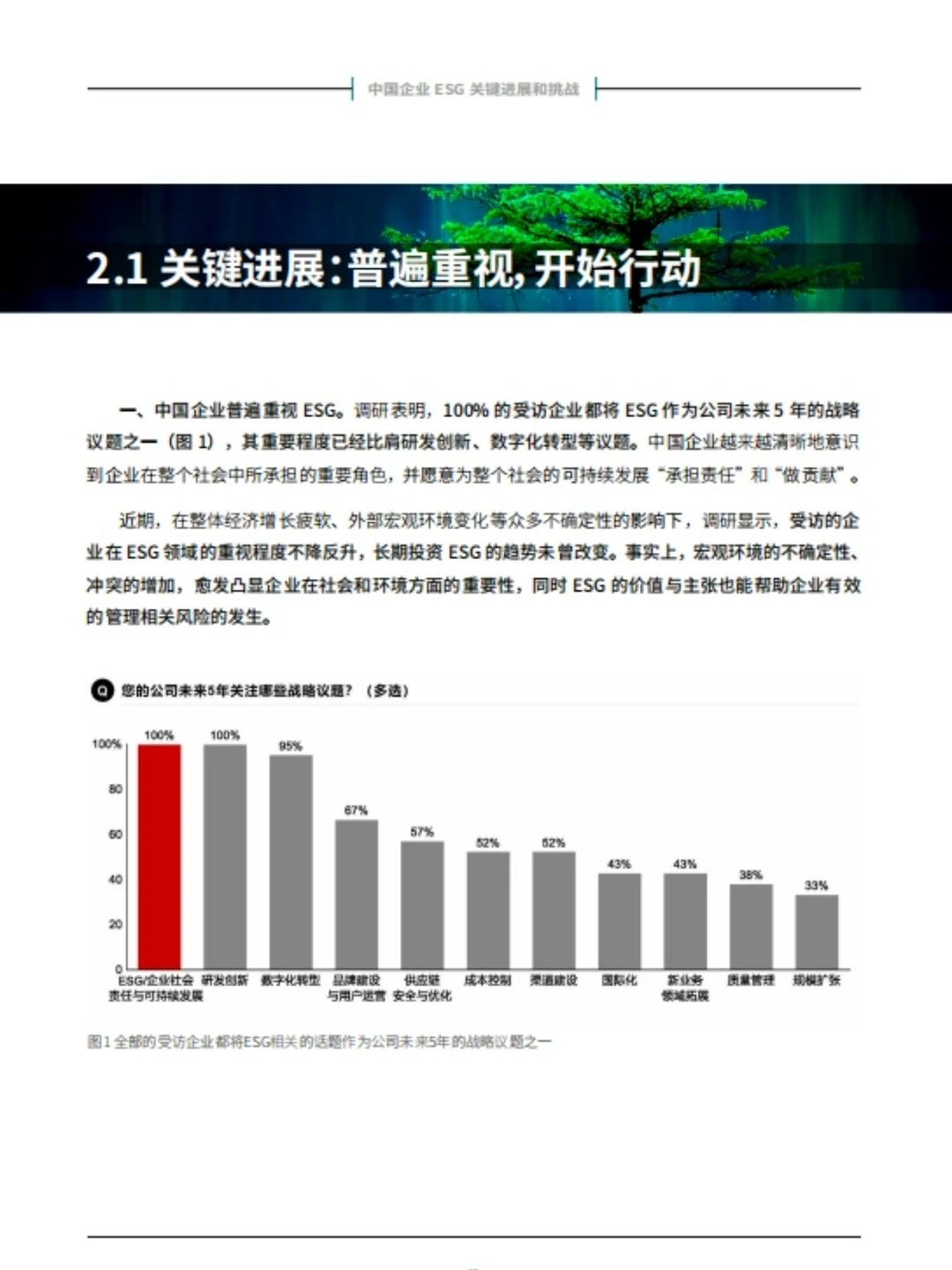 一篇报告速览当前中国的ESG实践?